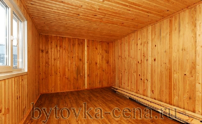 Комната в бытовке Комната в домике из двух бытовок